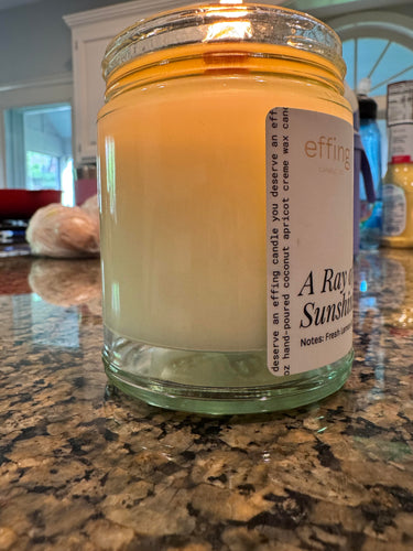 Why is the wax floating under a candle lamp?