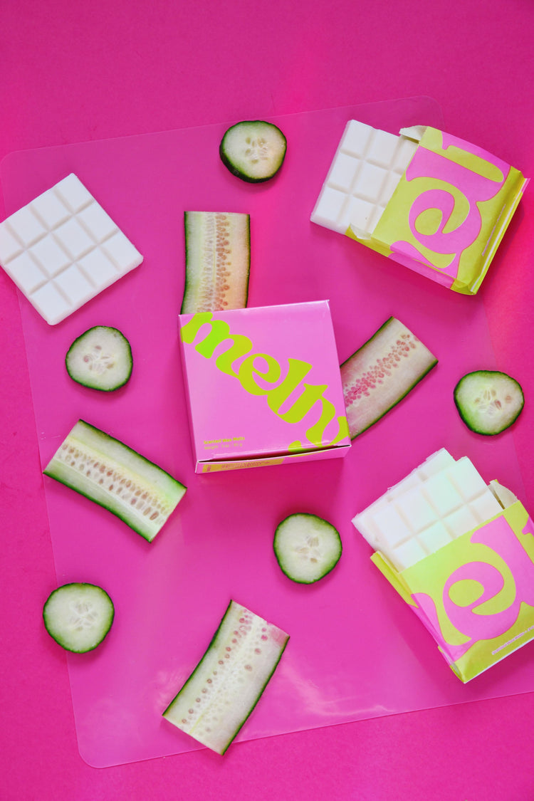 eucalyptus, spearmint and cucumber luxury wax melts (3oz)