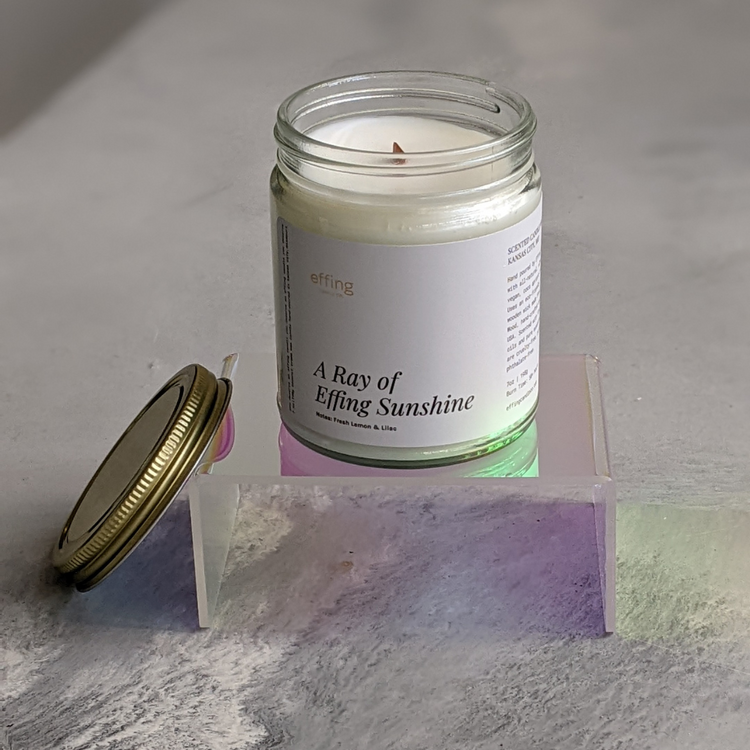The Best Wooden Wick Candles - A Ray of Effing Sunshine