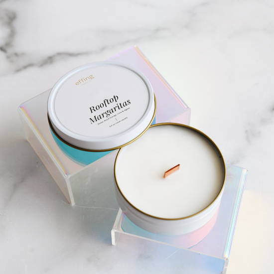 nontoxic blood orange wood wick candle