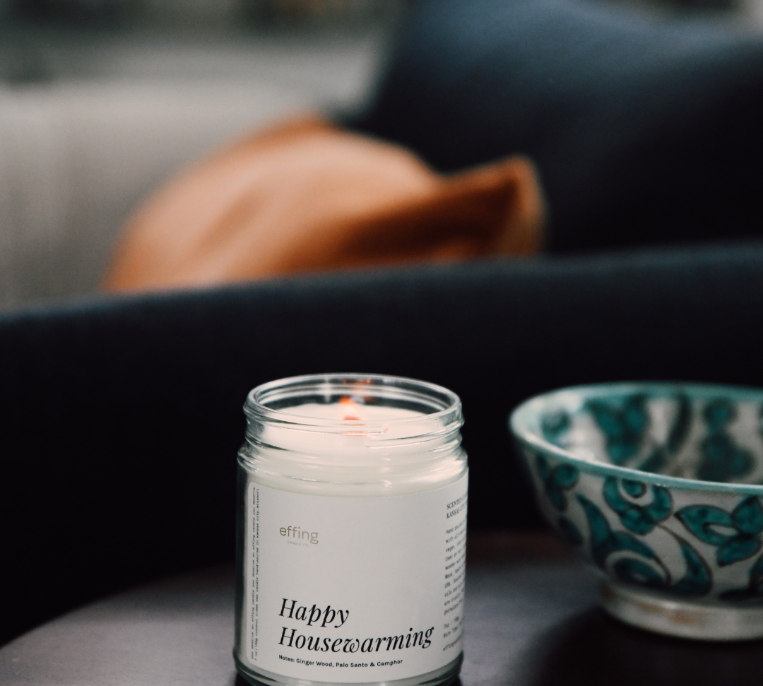 What candles to burn when your house smells funky?