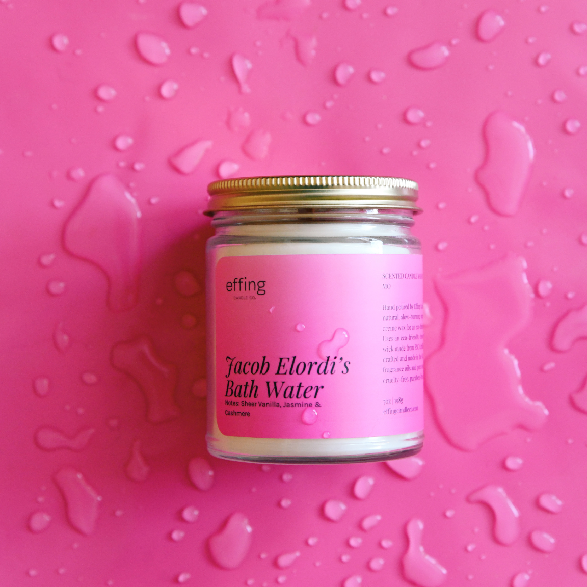 Jacob Elordi Bath Water Candle