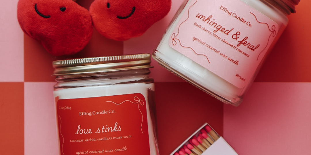 valentine's day candles