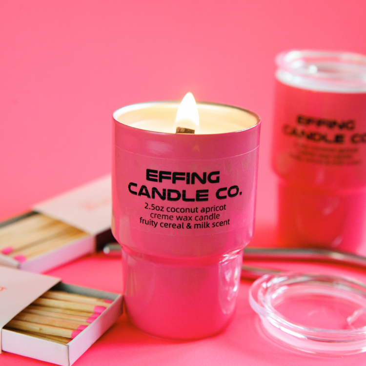 I Love You More Than Stanley: Two mini candles + two Effing Candle Co. matchboxes