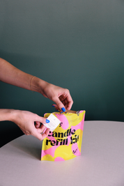 Candle Refill Kit - Sheer Vanilla, Jasmine & Cashmere | Cozy Fragrance