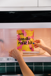 Candle Refill Kit - Santal Vanilla, Shea & Sandalwood | Cozy Fragrance