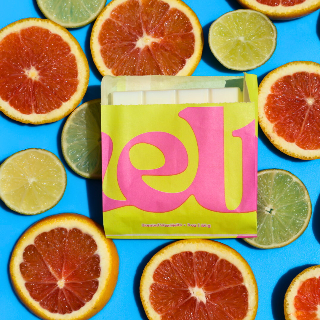 blood orange, lime, and agave luxury wax melts (3oz)