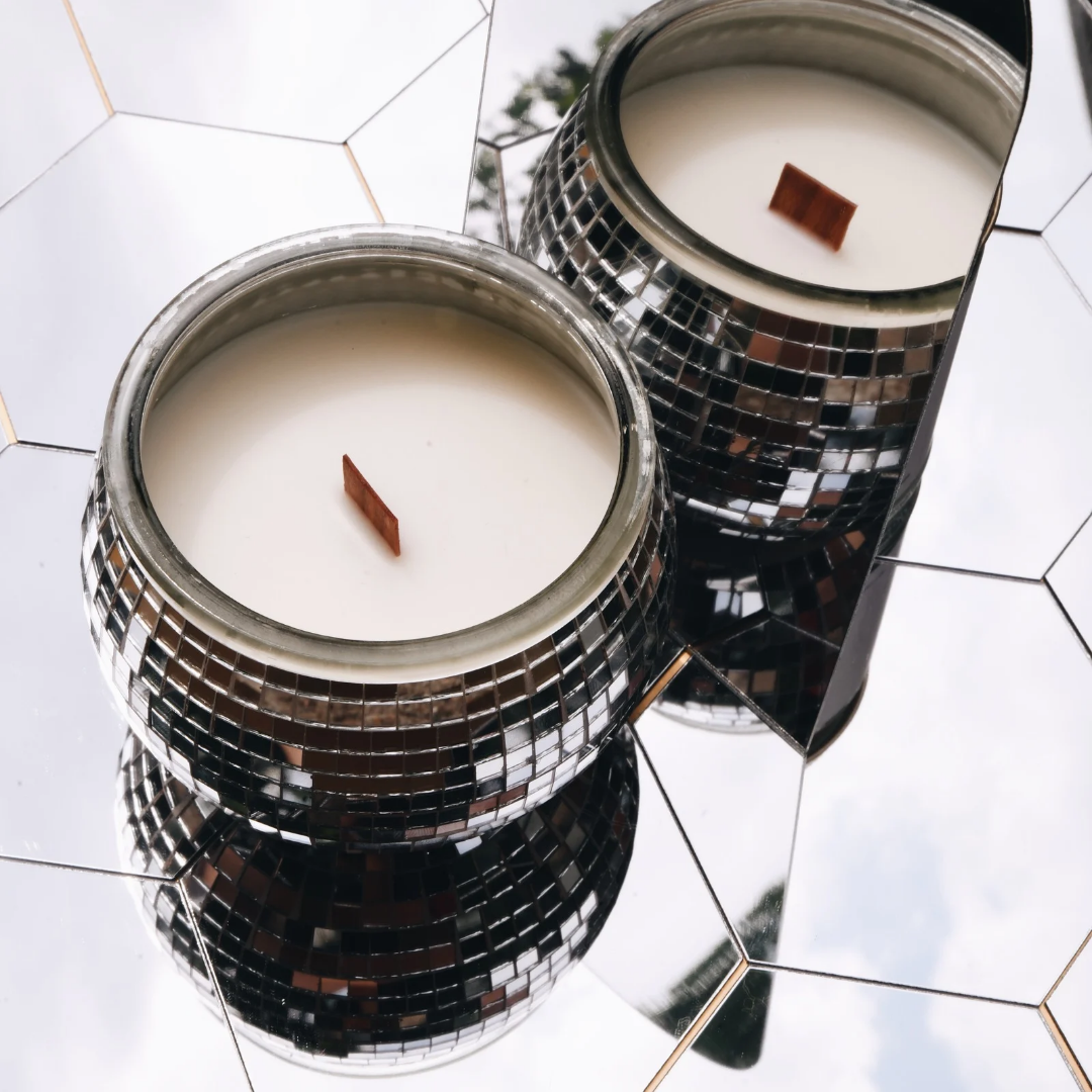 Discounted Disco Fever - Slightly Imperfect 8oz Disco Ball - Gingerbread Babe Scent