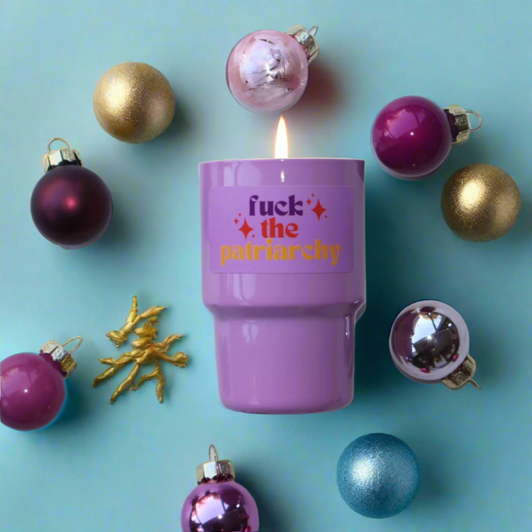 F*ck The Patriarchy Mini Tumbler Candle