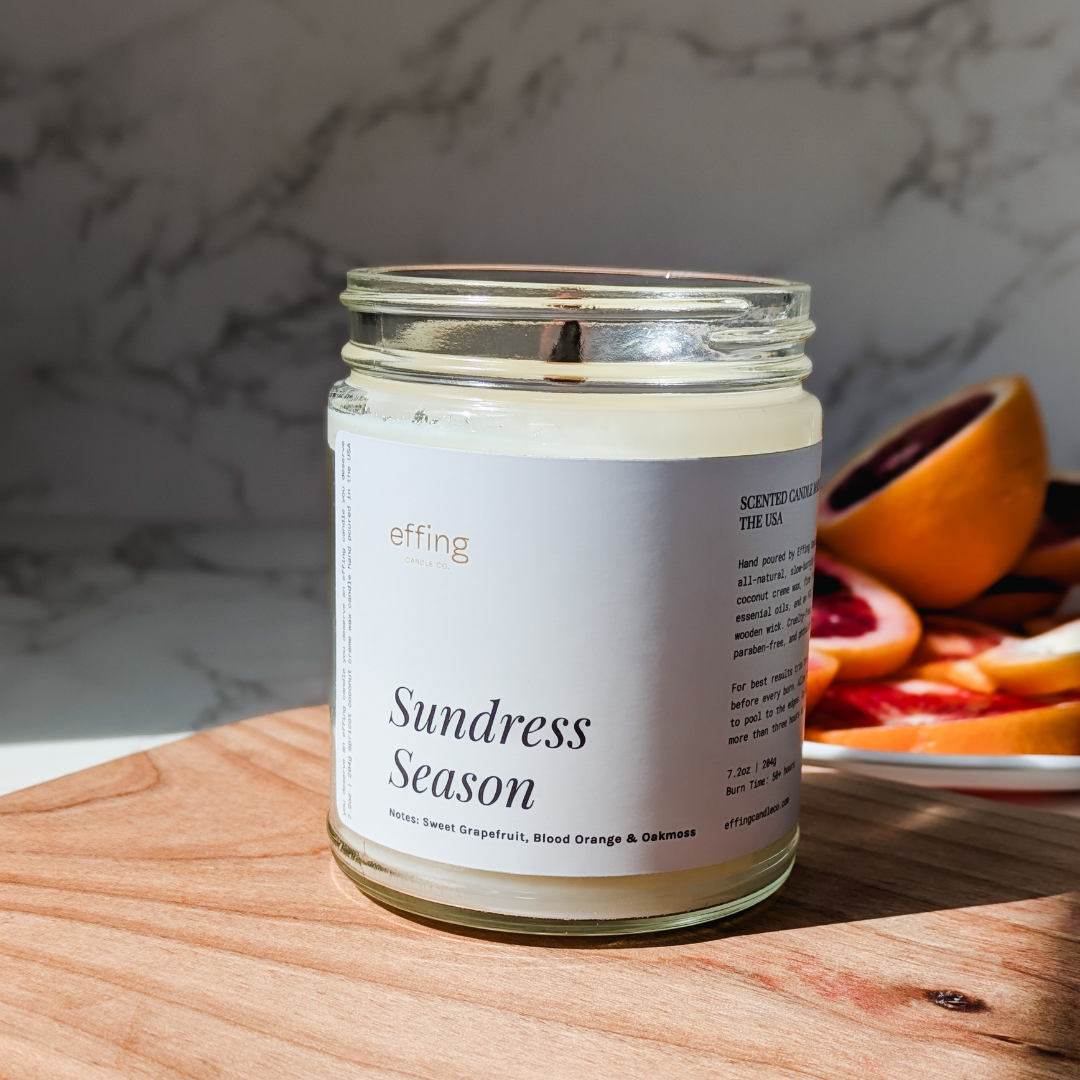 Sundress Season | Notes: Sweet Grapefruit, Blood Orange & Oakmoss