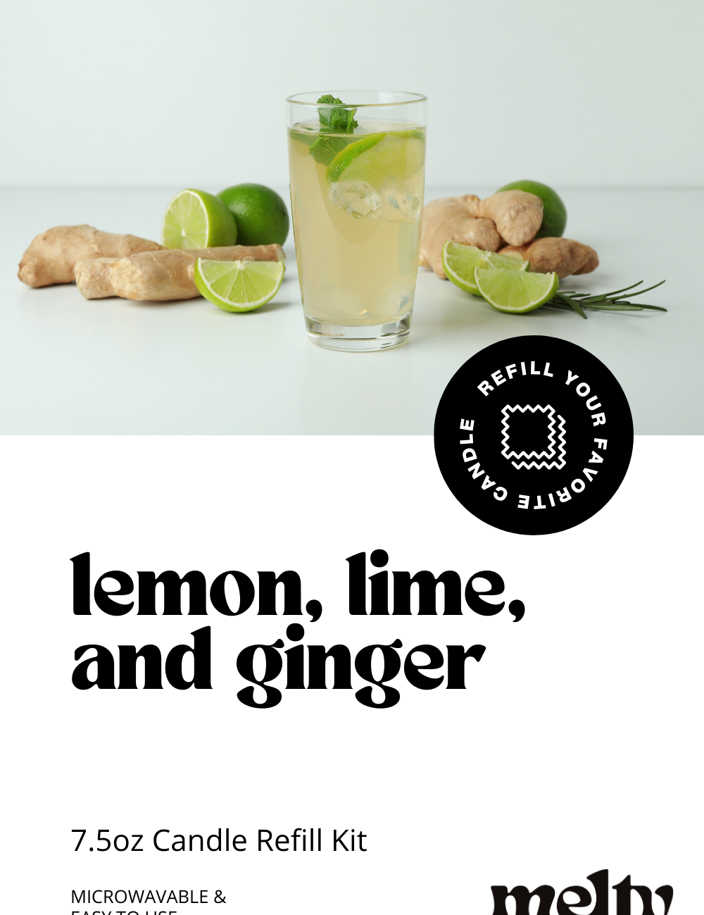 what to do with old candle jars - candle refill lemon lime ginger