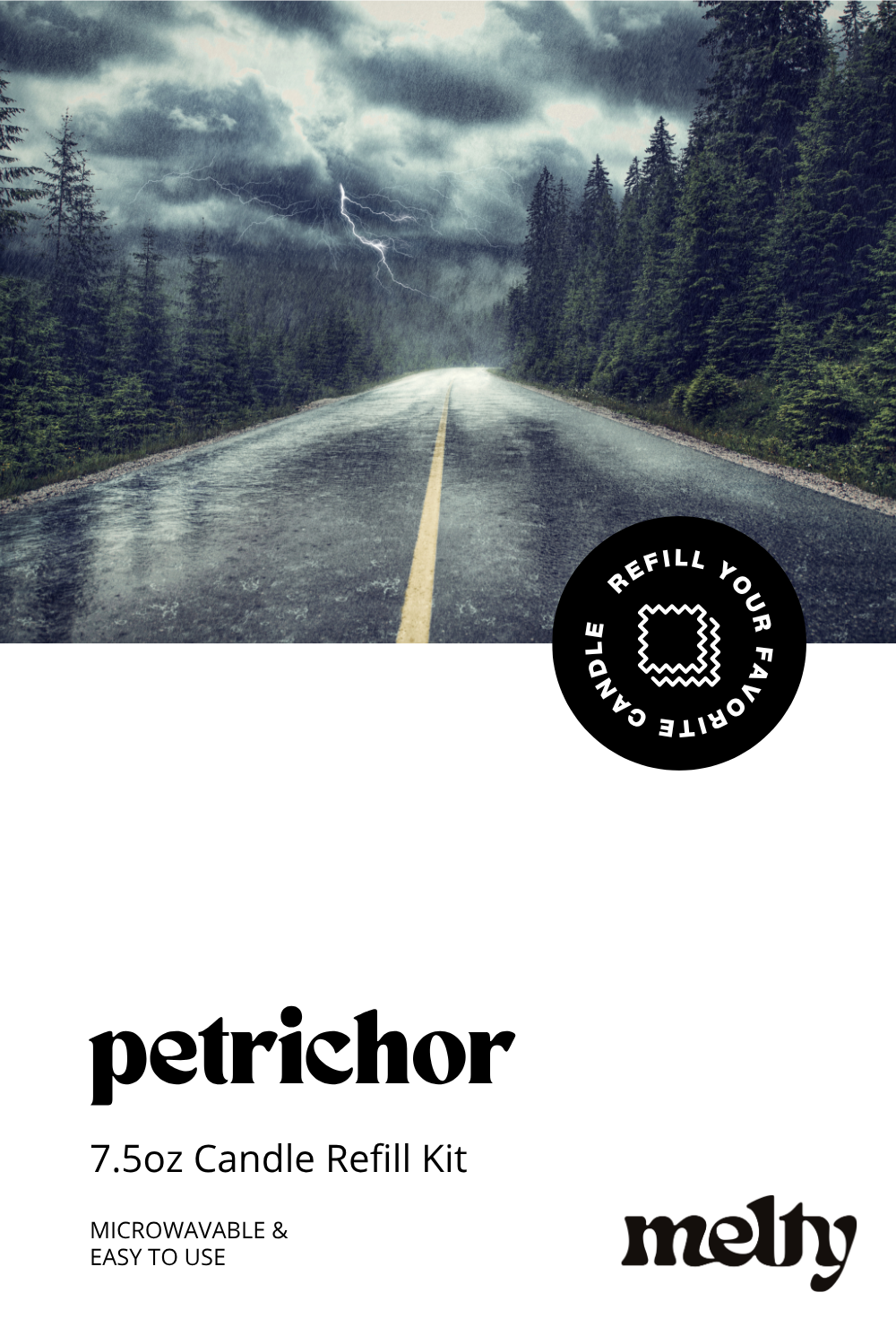 petrichor candle refill kit