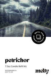 petrichor candle refill kit