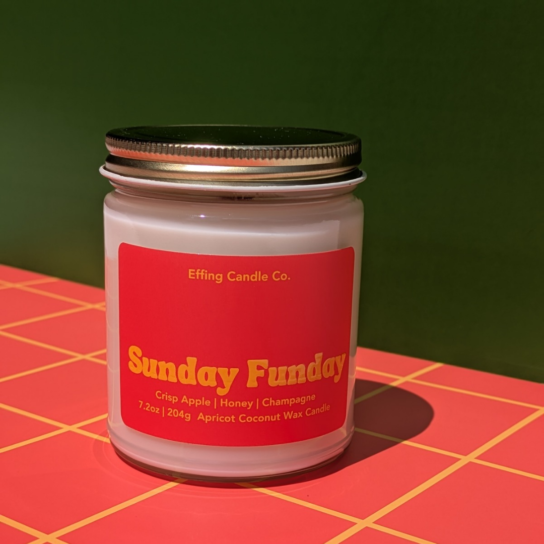 Sunday Funday | Apple, Honey & Champagne Scented Candle