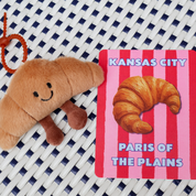 croissant bag charm