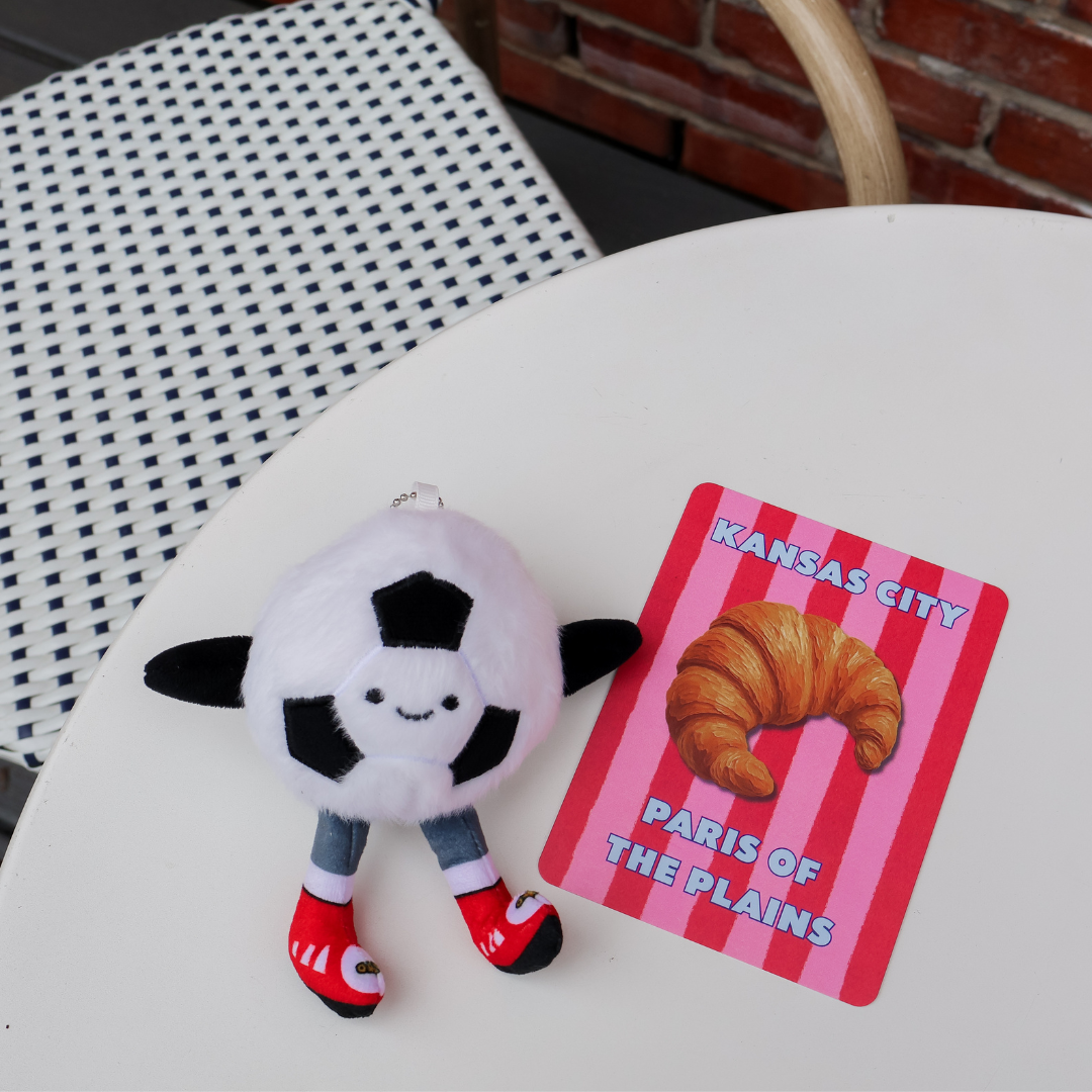 soccer ball bag charm