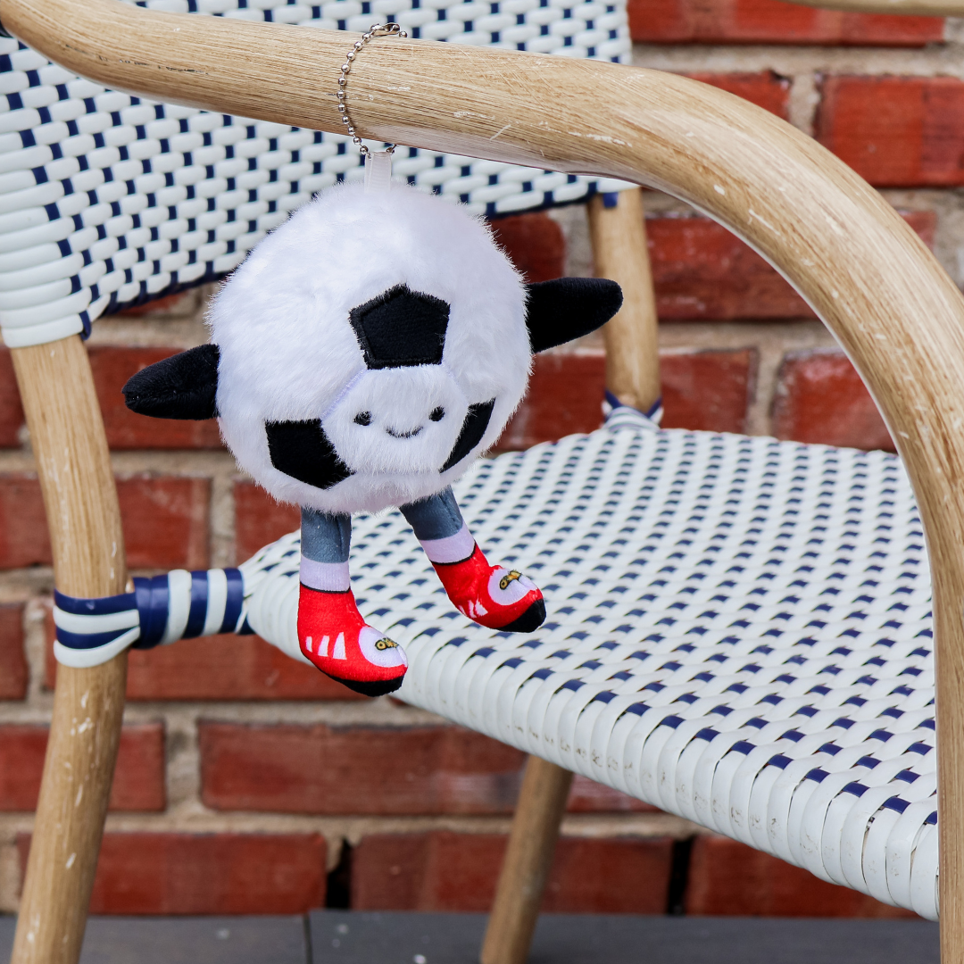 soccer ball bag charm