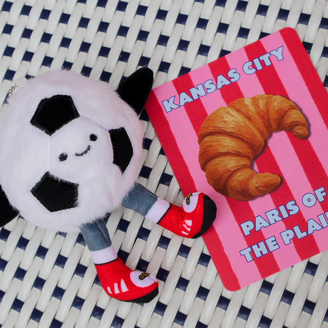 soccer ball bag charm