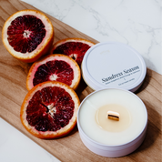 Travel Candle - Sundress Season | Notes: Sweet Grapefruit, Blood Orange & Oakmoss