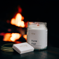 Warm Hugs | Notes: Almond Milk, Vanilla & Amber Wooden Wick Candle