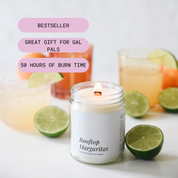 Rooftop Margaritas | Notes: Blood Orange, Lime & Agave Wooden Wick Candle